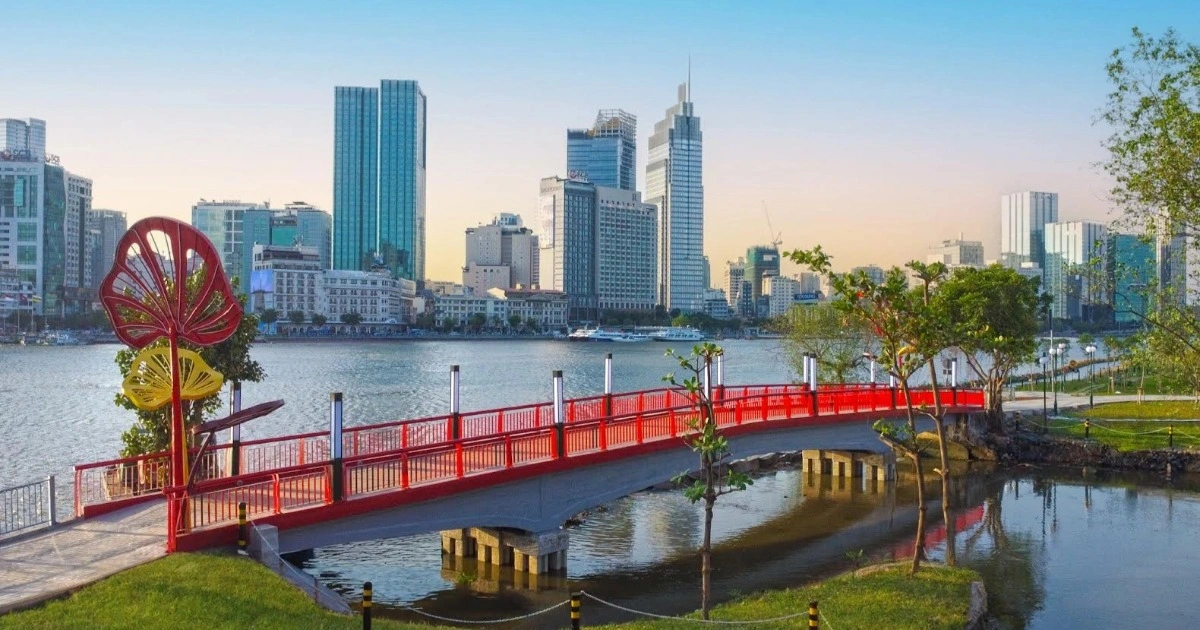 Địa điểm đi chơi 8/3 mới toanh: Công viên bờ sông quận 2