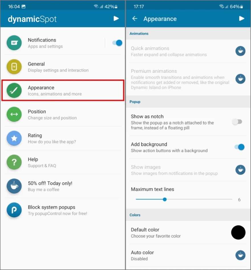 Dynamic Island cho điện thoại Galaxy
