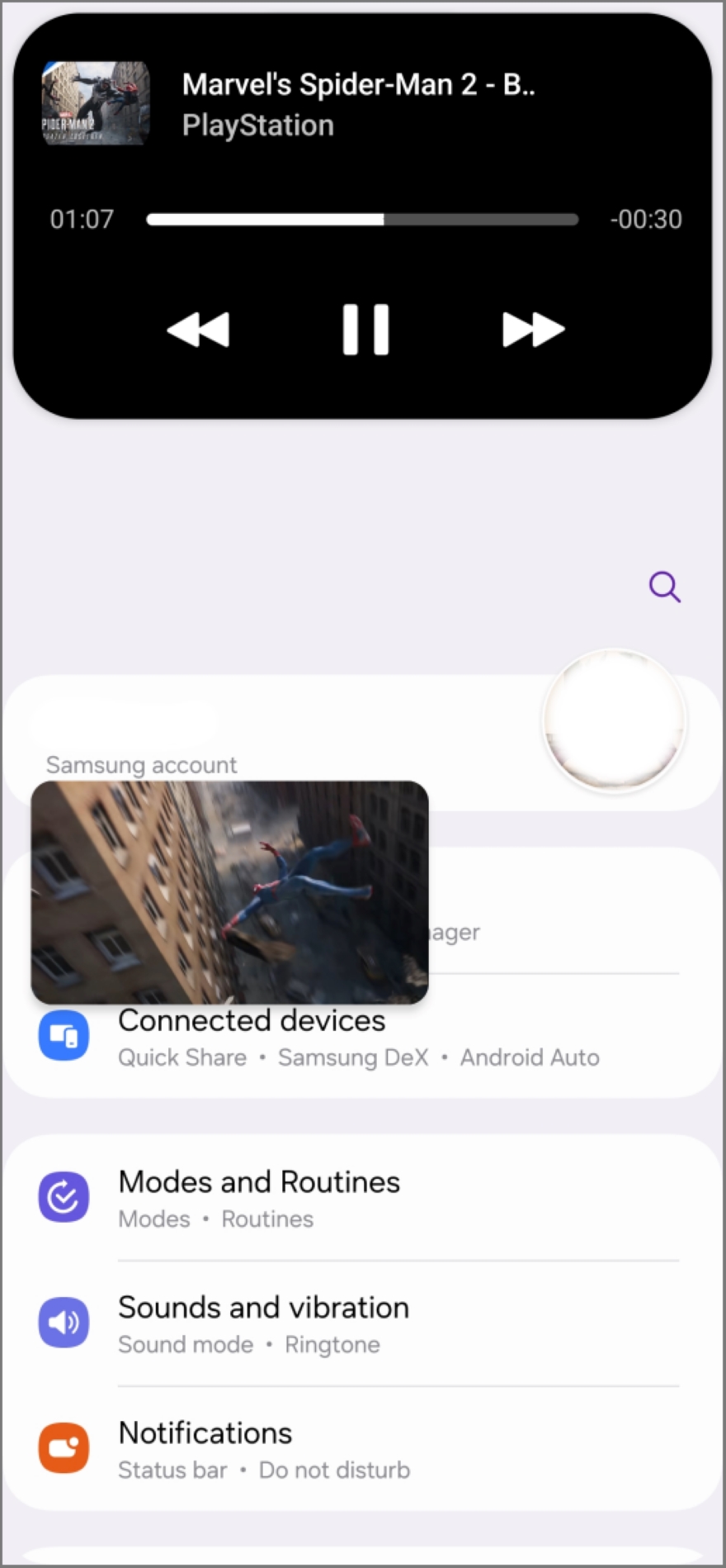 Dynamic Island cho điện thoại Galaxy