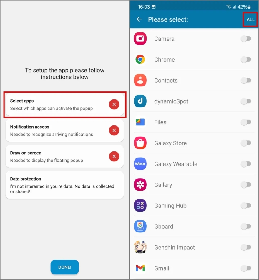 Dynamic Island cho điện thoại Galaxy