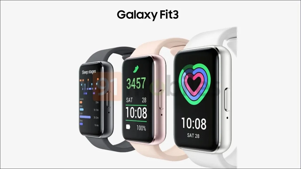 Galaxy Fit3: thiết kế thời thượng, trẻ trung