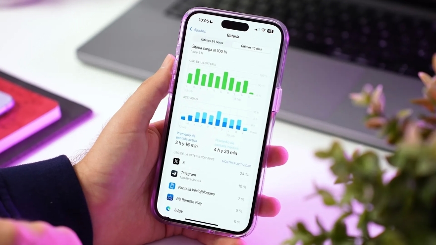 hiệu năng và thời lượng pin của iOS 17.4 Beta 4