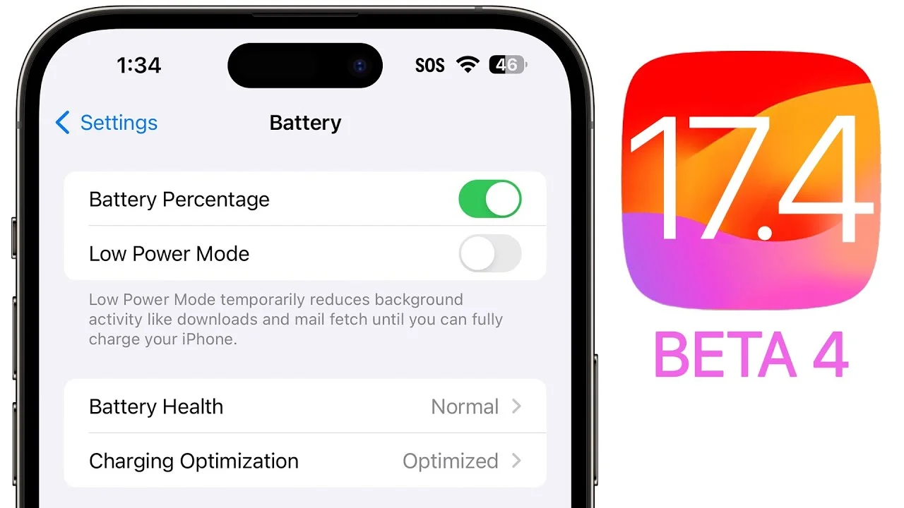 iOS 17.4 beta 4 có gì mới?