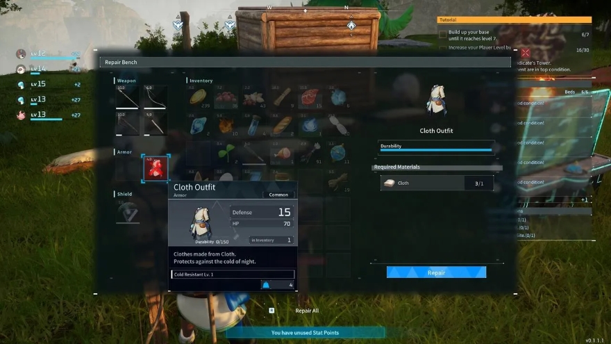 Tính năng hữu ích trong Palworld