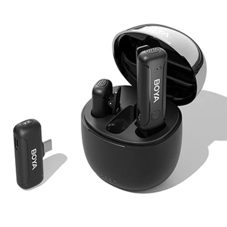Micro không dây Boya kết nối qua cổng Type C (Case)