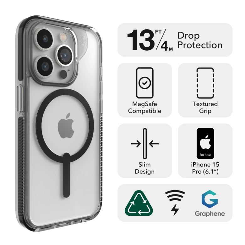 Ốp lưng Magsafe iPhone 15 Pro ZAGG Santa Cruz