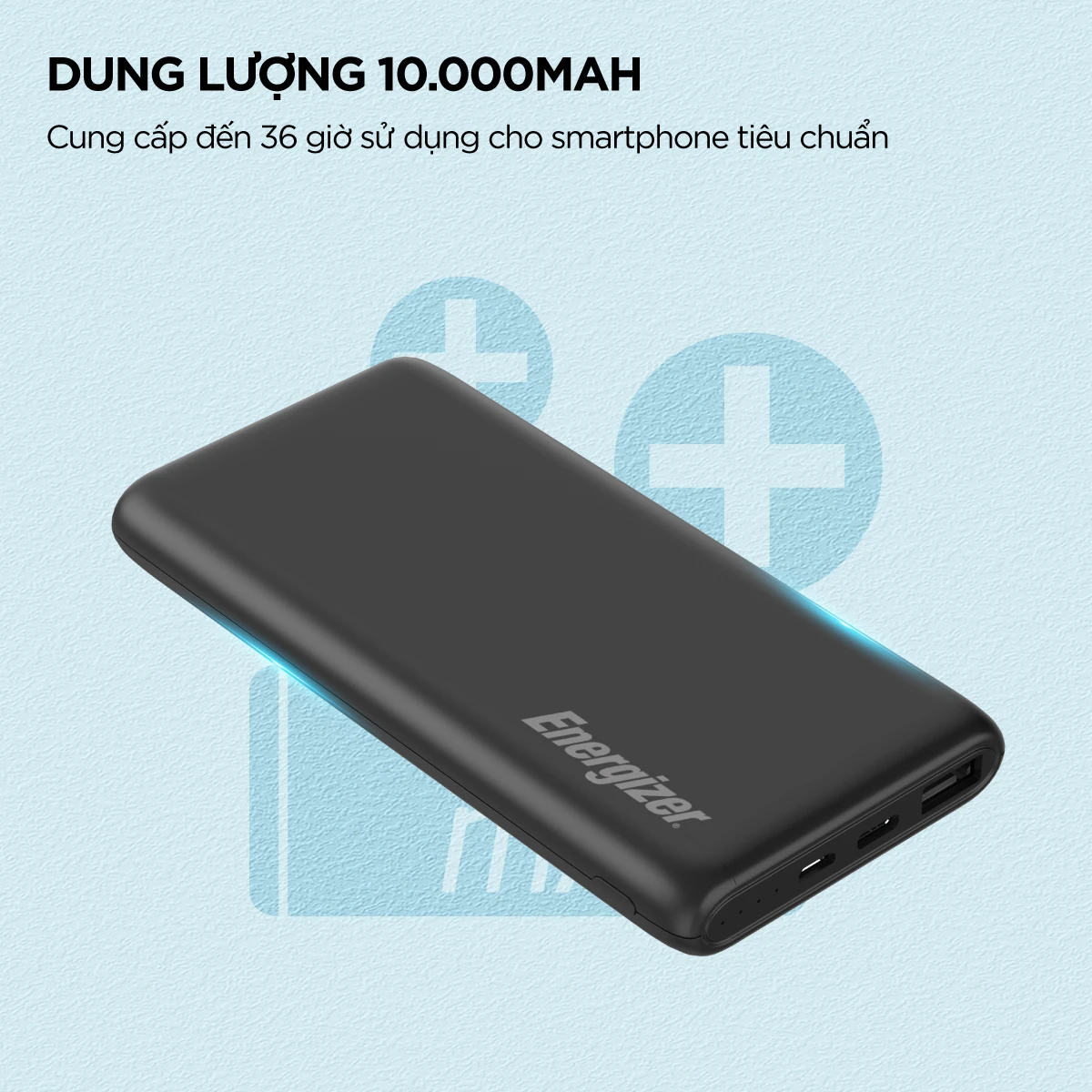 Pin sạc dự phòng Energizer 10.000 mAh UE10023BK