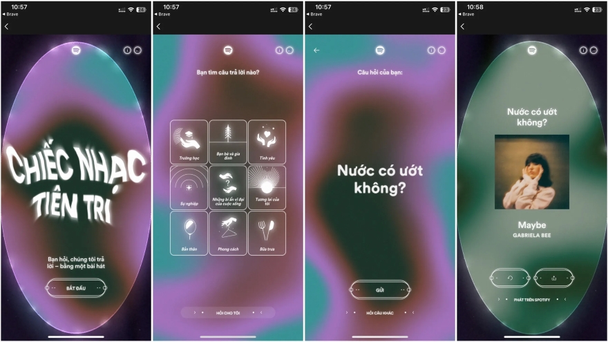 spotify chiếc nhạc tiên tri
