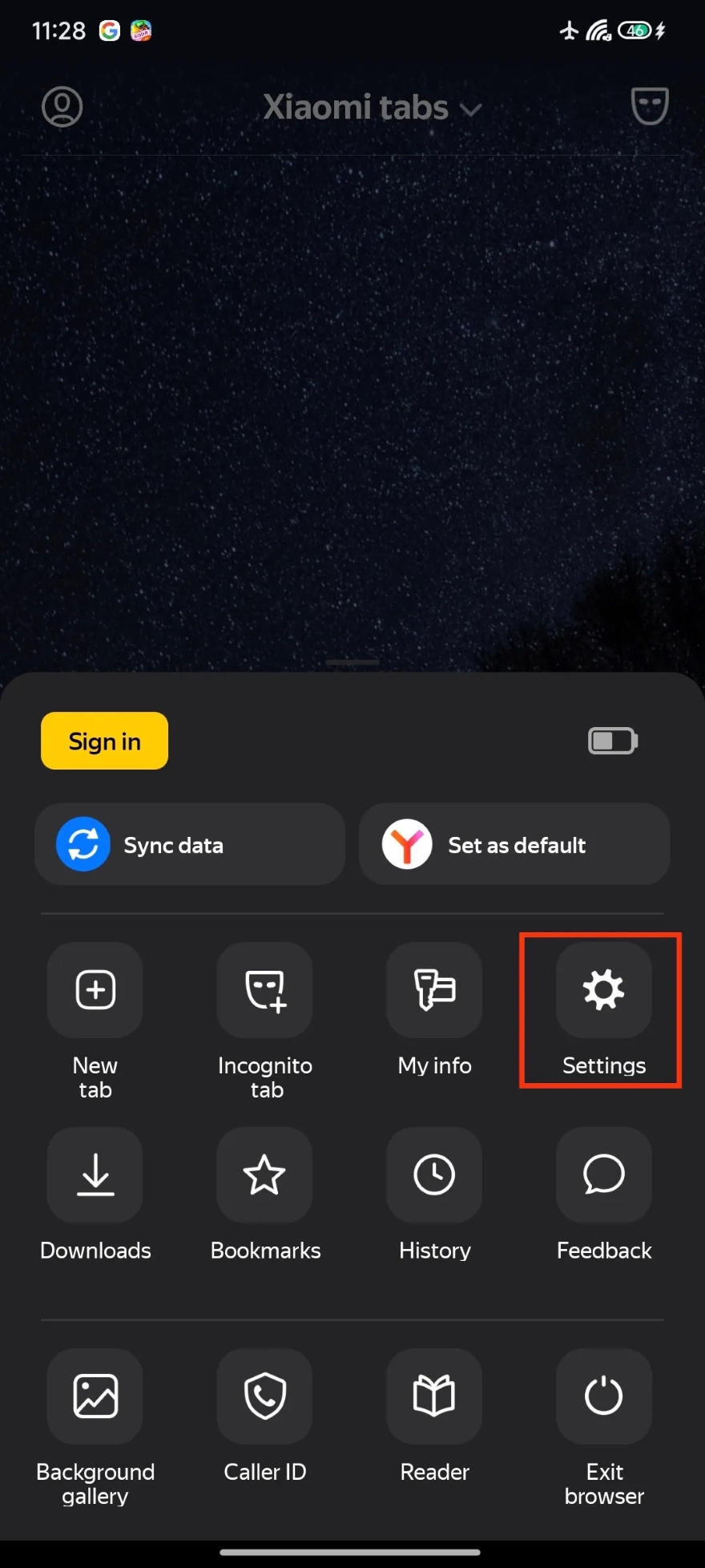 sử dụng tiện ích mở rộng Chrome trên trình duyệt Android