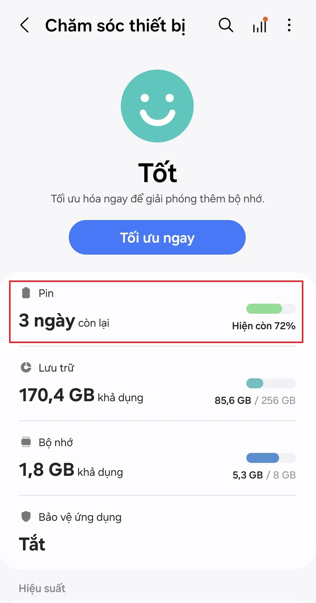 Cách tối ưu tốc độ sạc pin điện thoại Samsung