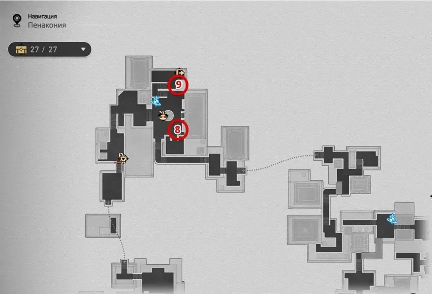 Vị trí tất cả Bánh Răng