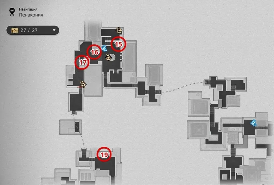 Vị trí tất cả Bánh Răng