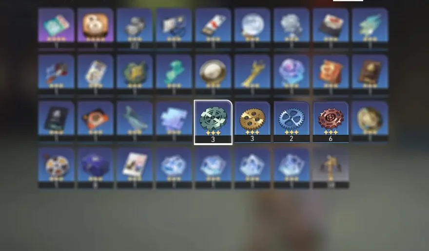 Vị trí tất cả Bánh Răng