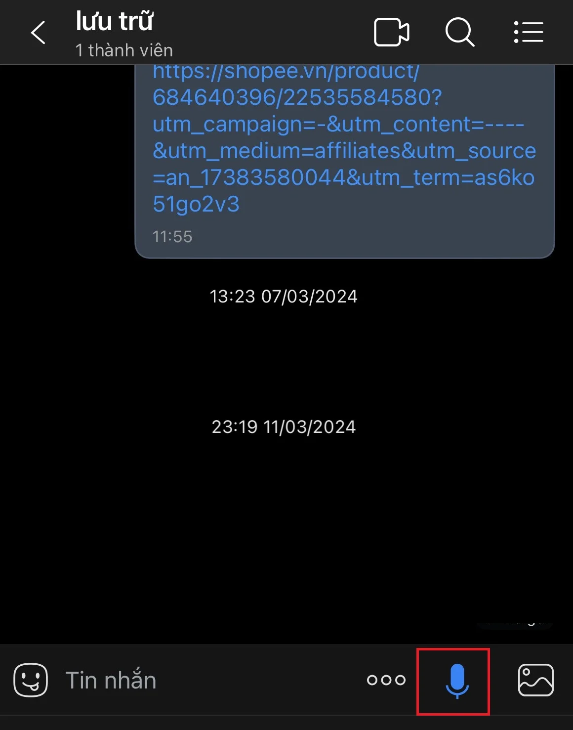 Cách chuyển giọng nói thành văn bản trên Zalo