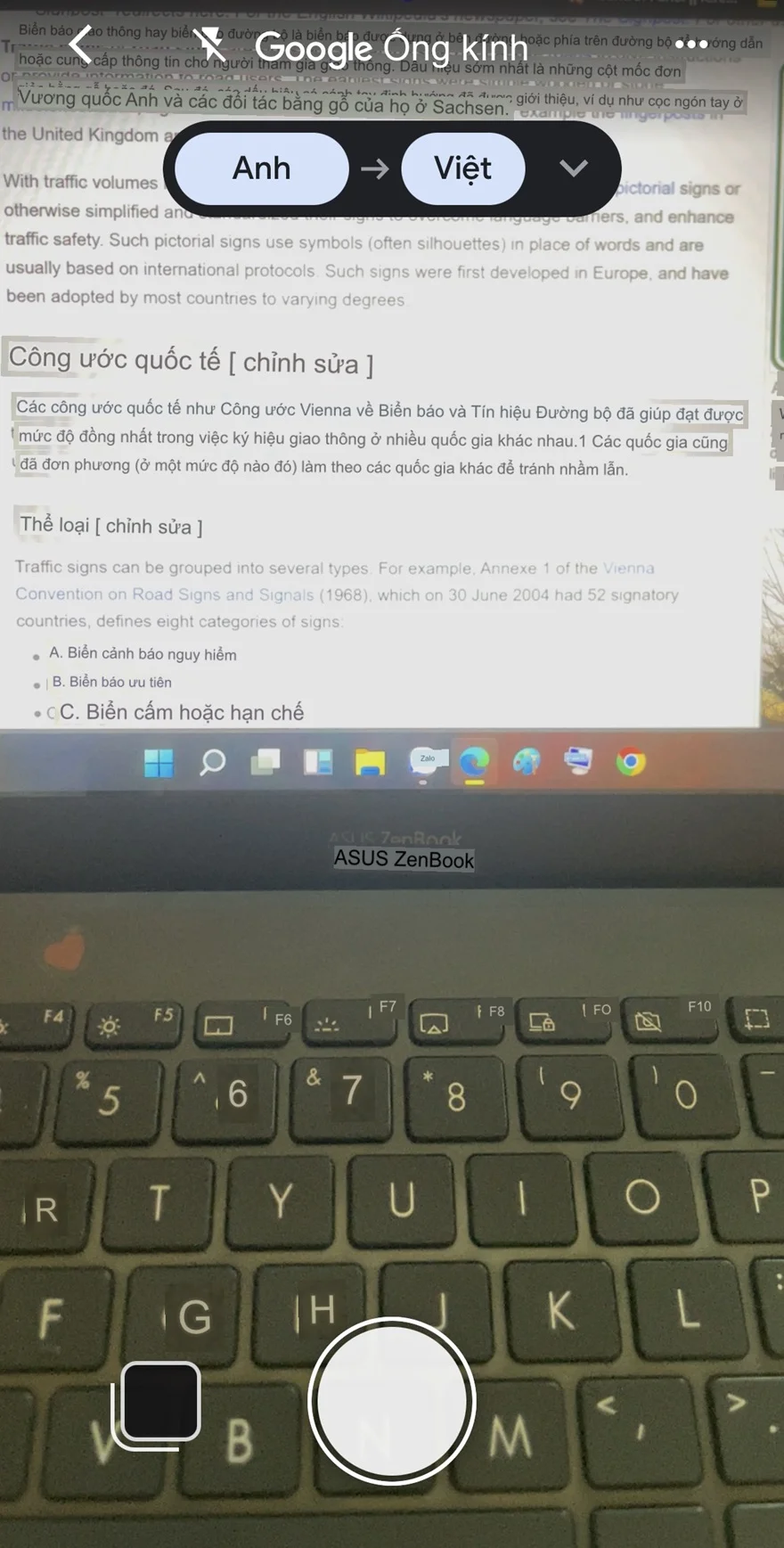 Cách dịch văn bản theo thời gian thực bằng camera iPhone