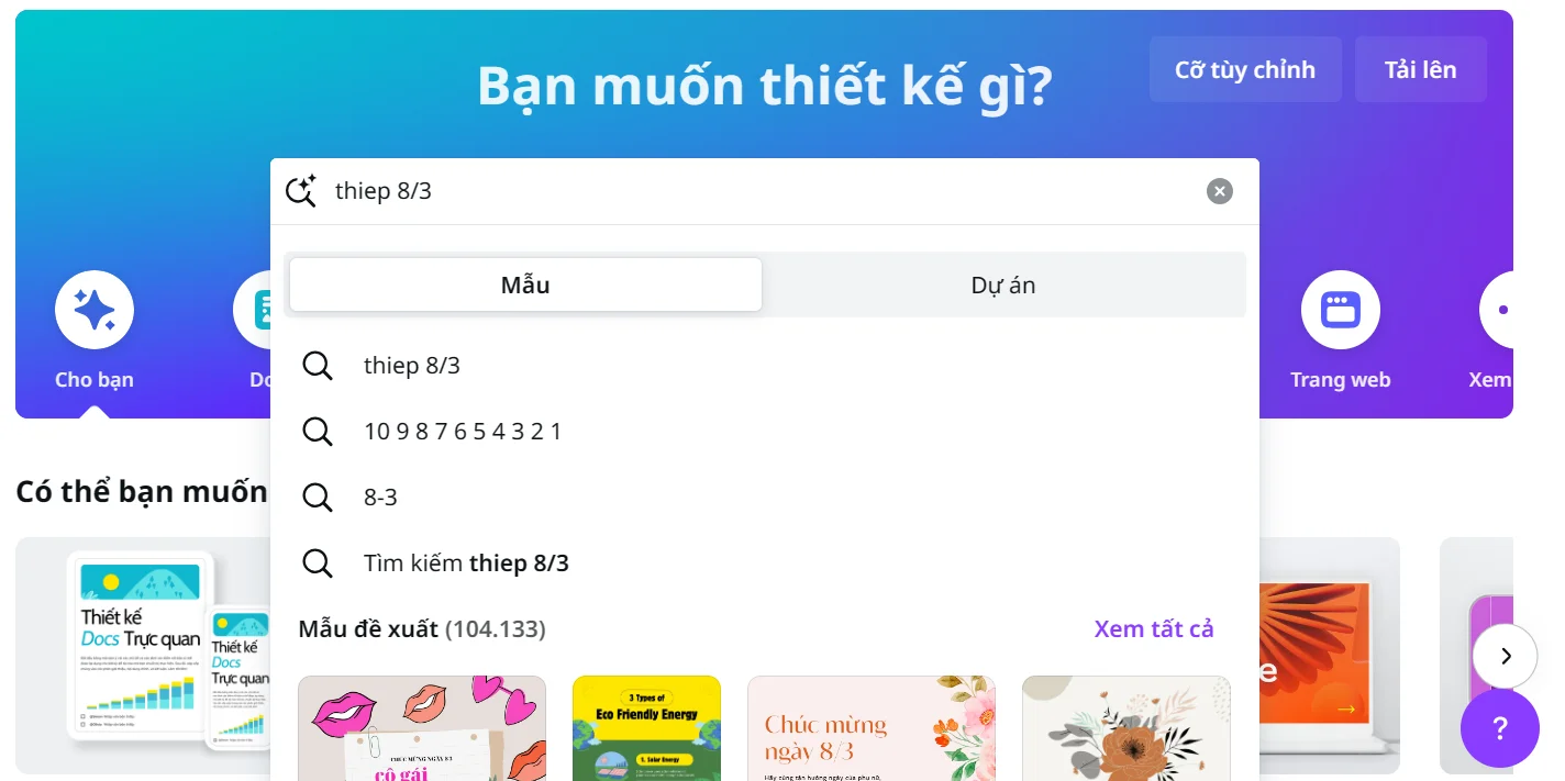 Cách Làm Thiệp 8.3 Tặng Nửa Kia Với Canva