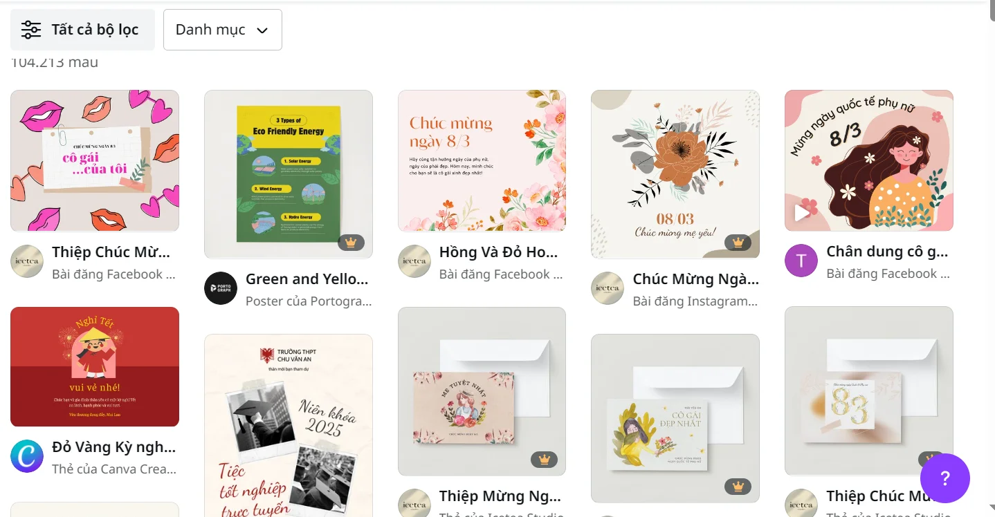 Cách Làm Thiệp 8.3 Tặng Nửa Kia Với Canva