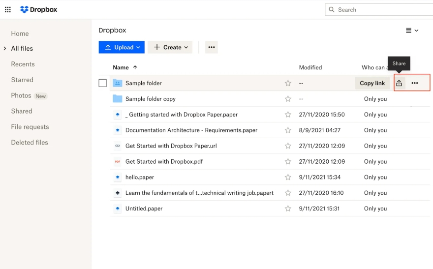 chia sẻ các tệp tin khi AirDrop không hoạt động