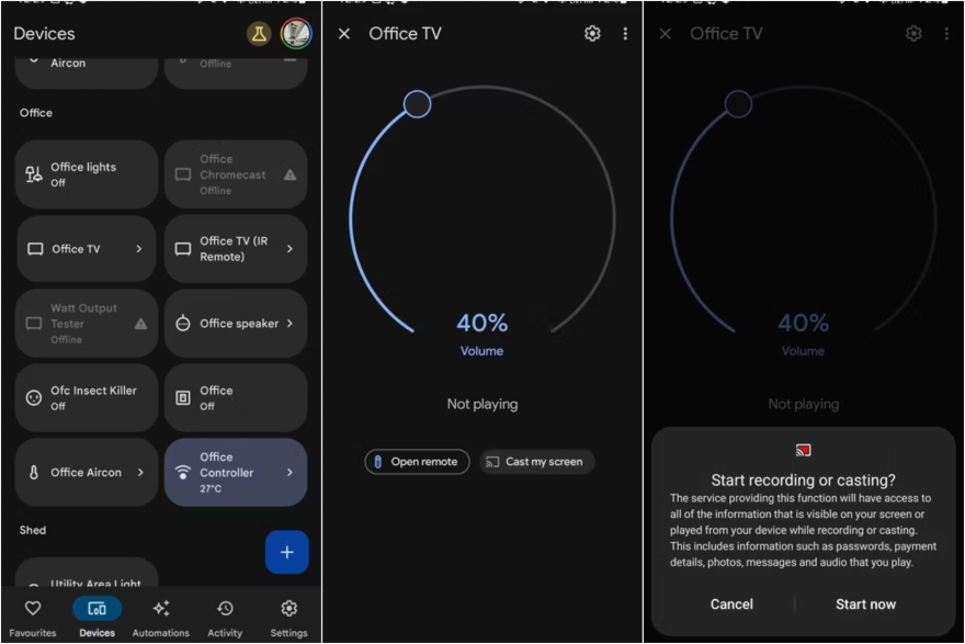 chiếu màn hình Android lên TV