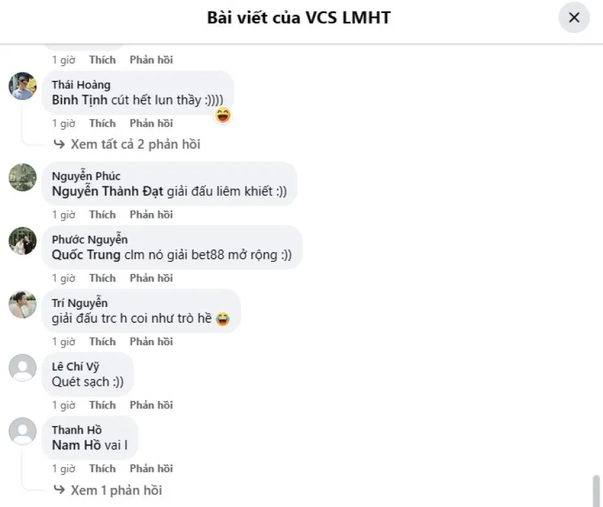 Drama VCS 2024 có kết quả