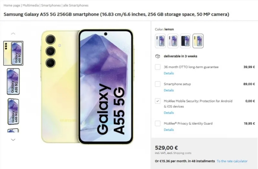 Galaxy A55 và Galaxy A35 đã được mở bán