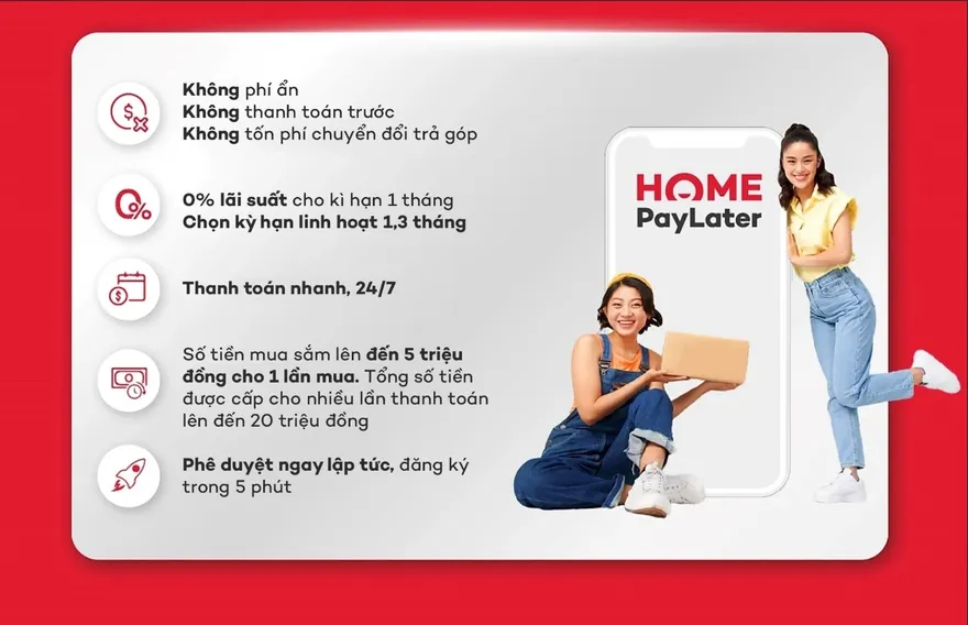 Home Paylater tháng 3