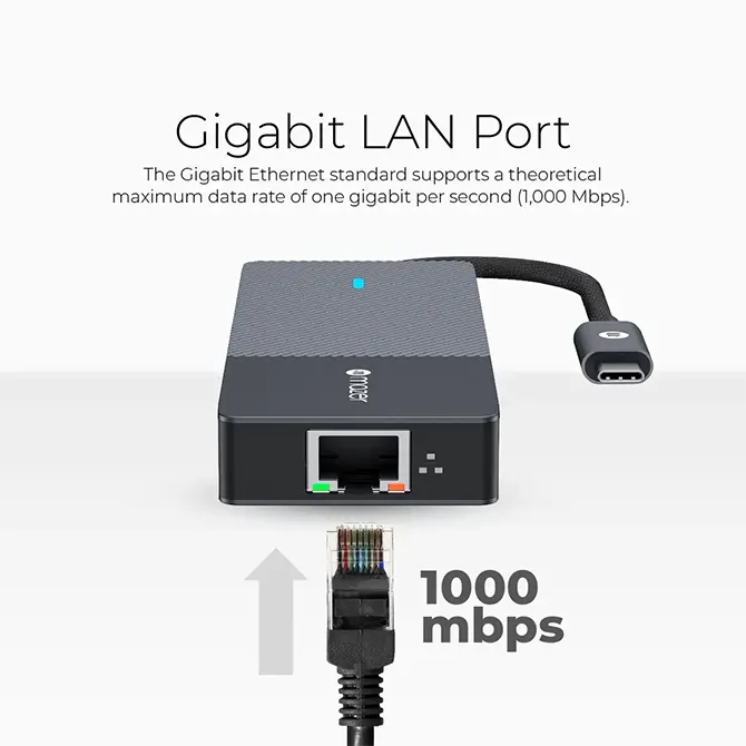 Hub chuyển đổi Mazer 8 in 1 Type-C Infinite.Multimedia Pro