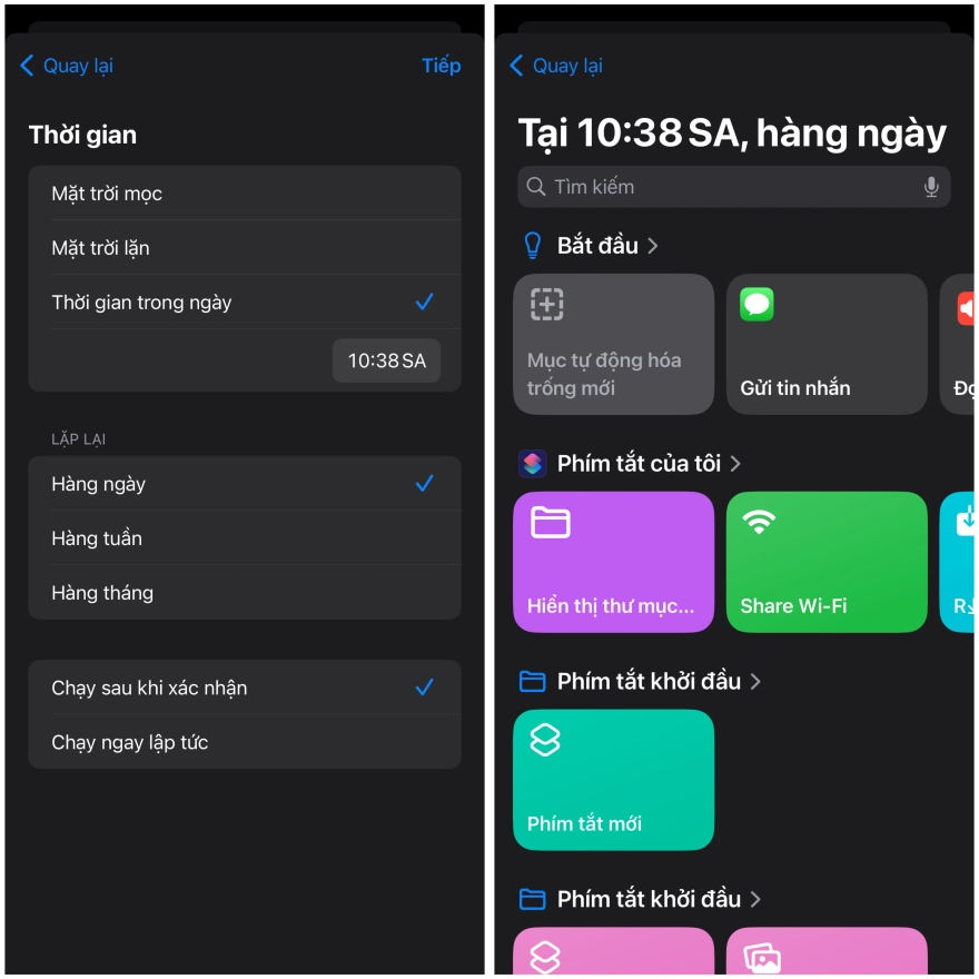 lên lịch tin nhắn văn bản trên iPhone