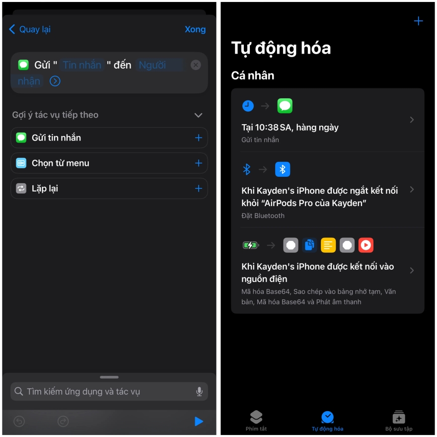 lên lịch tin nhắn văn bản trên iPhone