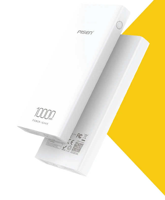 Pin sạc dự phòng Pisen 10.000 mAh 15W Mr White Ultra