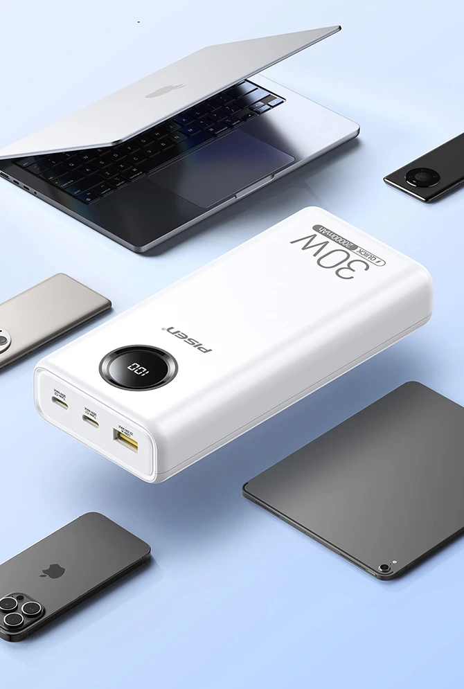Pin sạc dự phòng Pisen 20.000 mAh 30W QUICK Power Cube