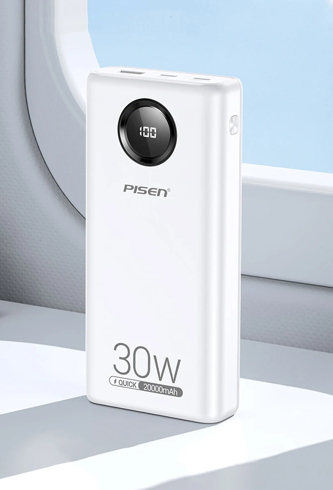 Pin sạc dự phòng Pisen 20.000 mAh 30W QUICK Power Cube