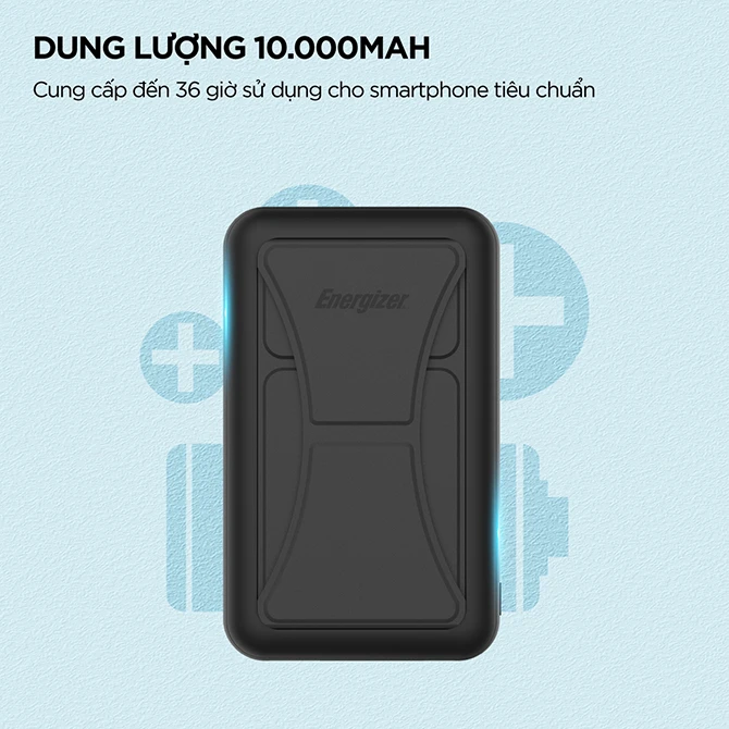 Pin sạc dự phòng Energizer 10.000 mAh 22.5W QM10002PQ