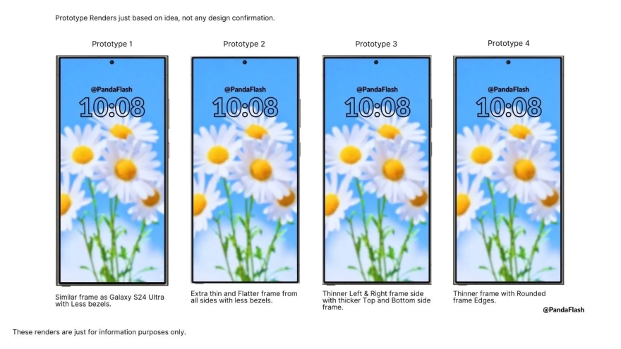 Samsung đang thử nghiệm 4 nguyên mẫu của Galaxy S25 Ultra