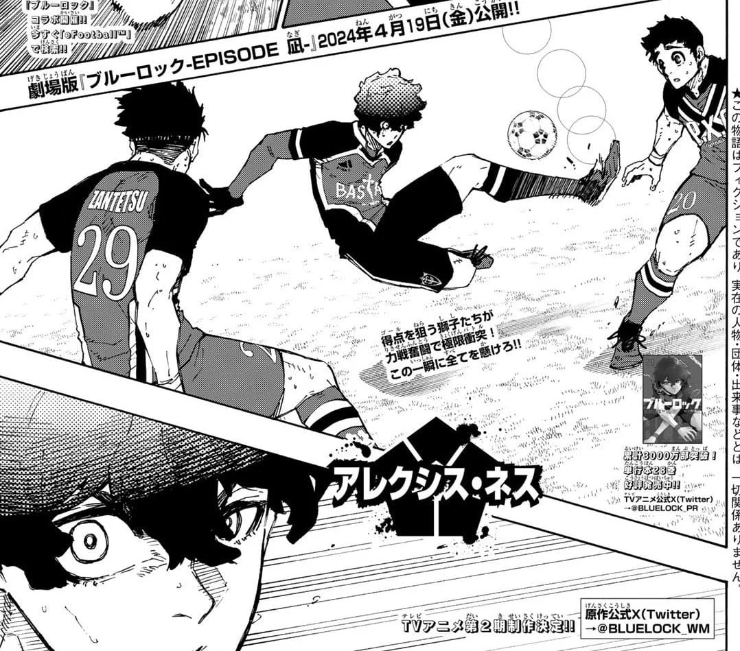 Spoiler Blue Lock Chap 255: Màn so tài giữa những 