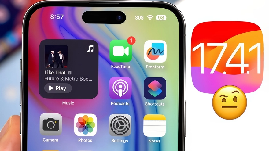 sự im lặng của Apple về iOS 17.4.1