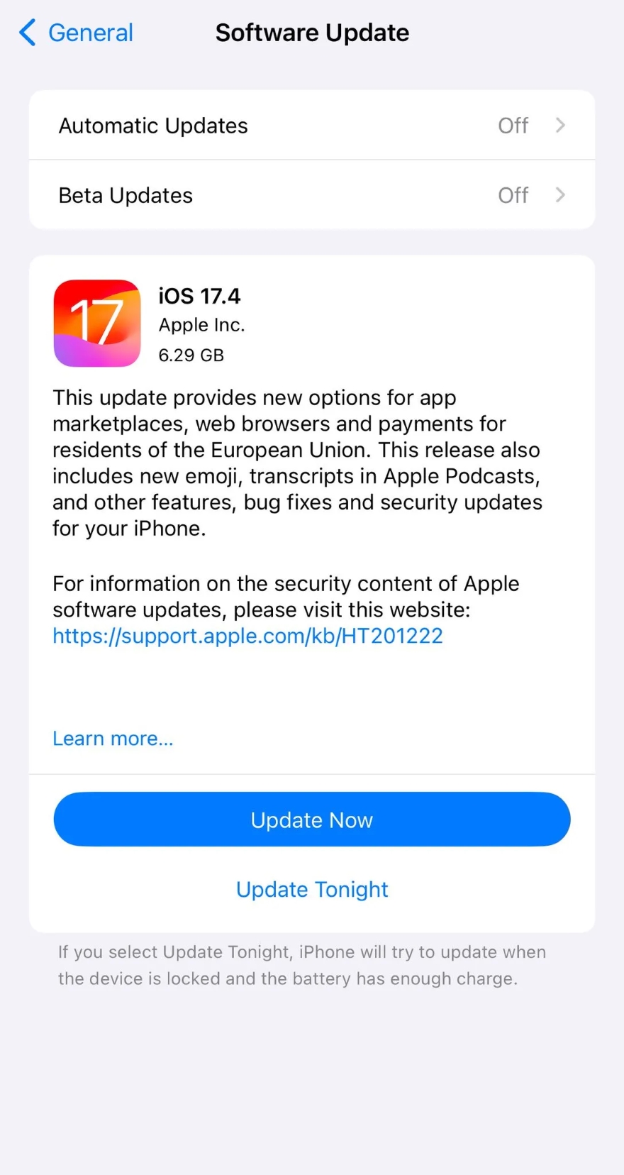 Trải nghiệm thực tế iOS 17.4