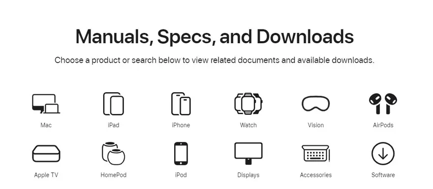 Trang web hỗ trợ của Apple