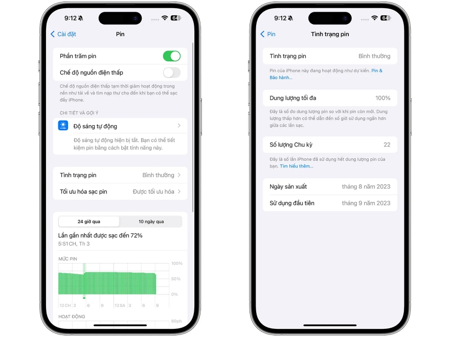 xem số chu kì sạc trên các dòng iPhone cũ