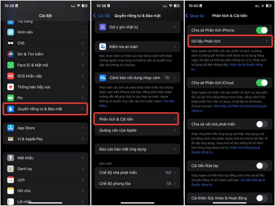 xem số chu kì sạc trên các dòng iPhone cũ