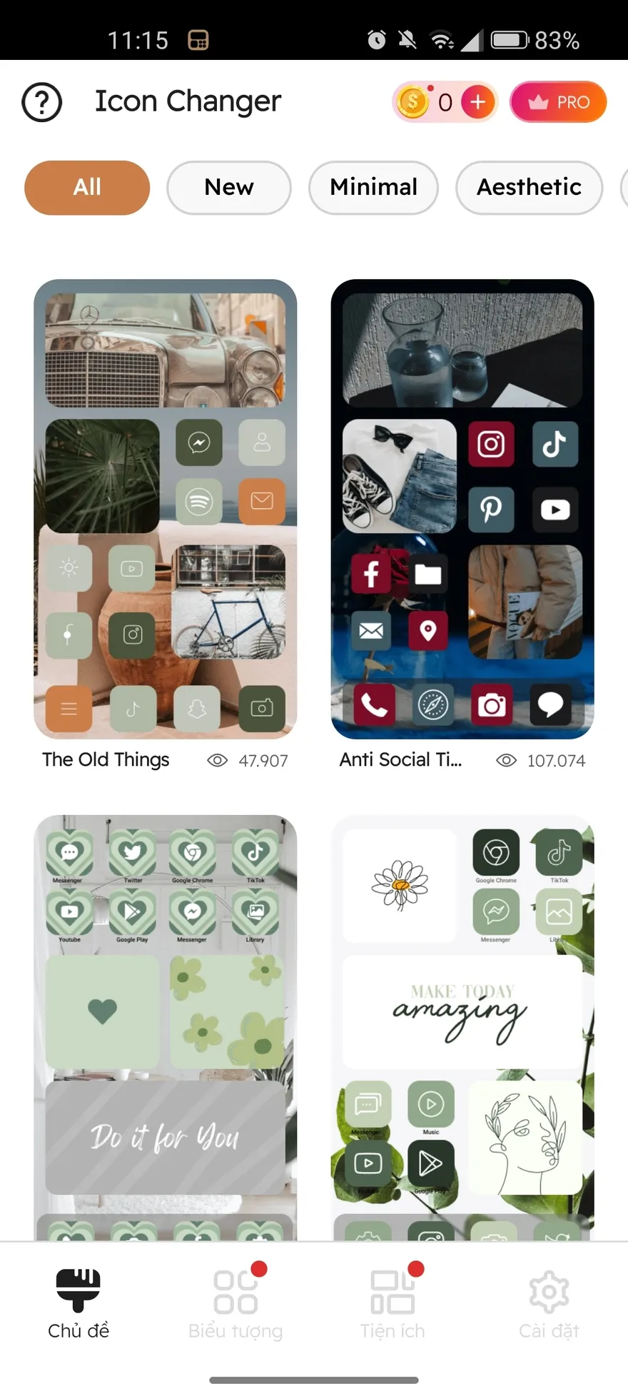 3 ứng dụng thay đổi theme đa dạng cho điện thoại Galaxy