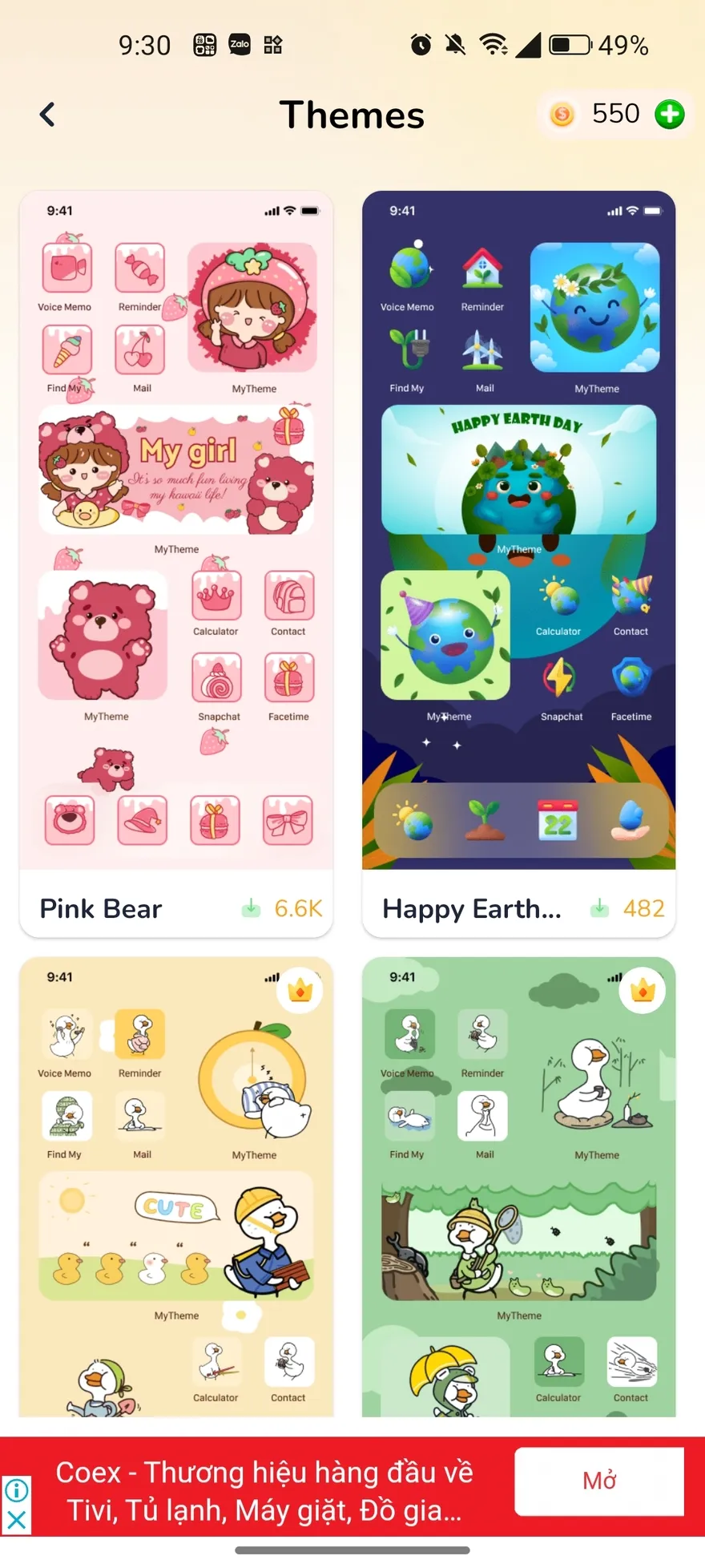 3 ứng dụng thay đổi theme đa dạng cho điện thoại Galaxy