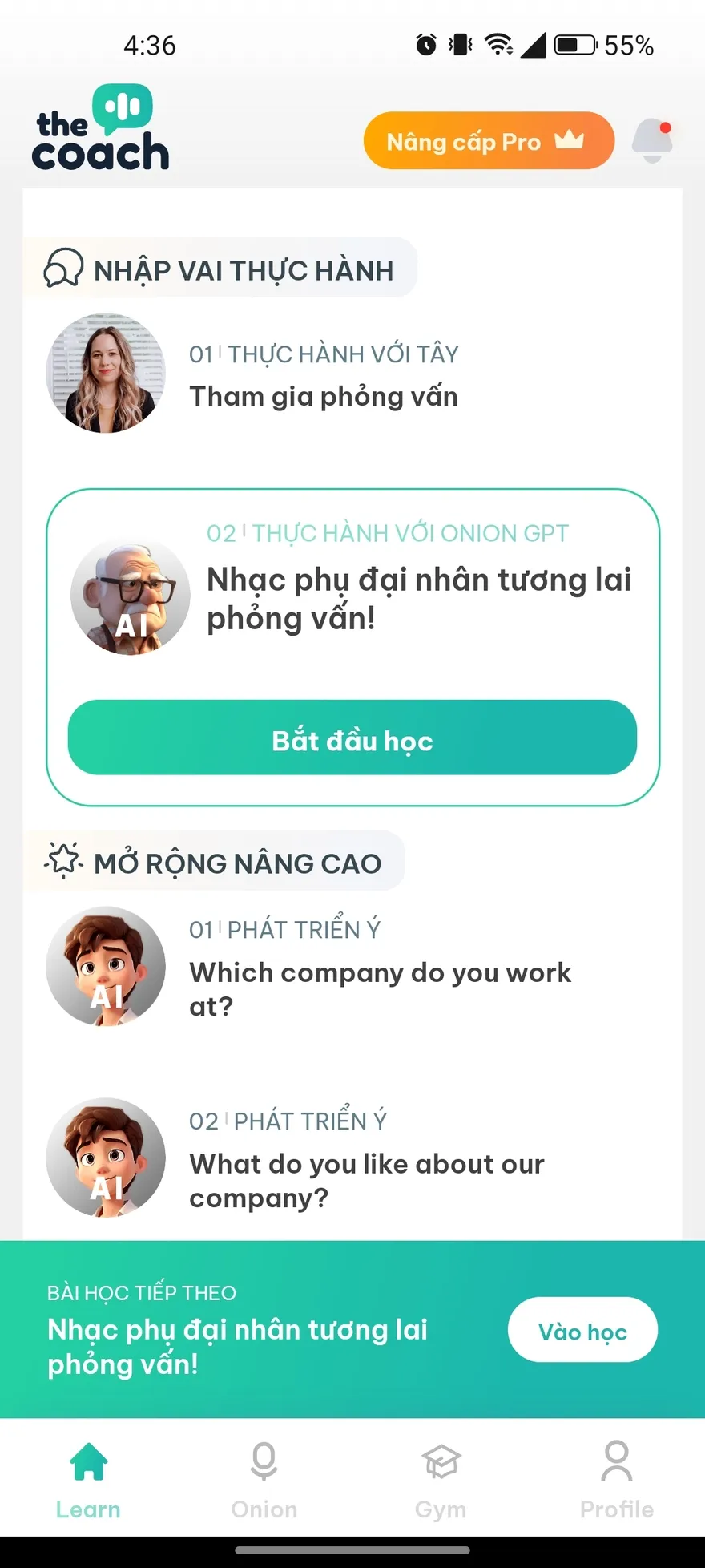 5 ứng dụng học tiếng Anh dành cho người mới bắt đầu