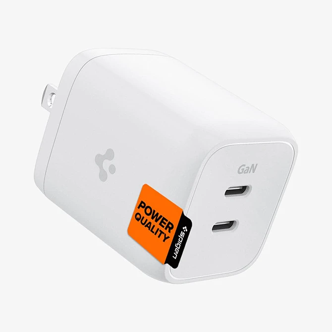 cốc sạc nhanh 2 cổng Spigen 65W ArcStation Wall Charger