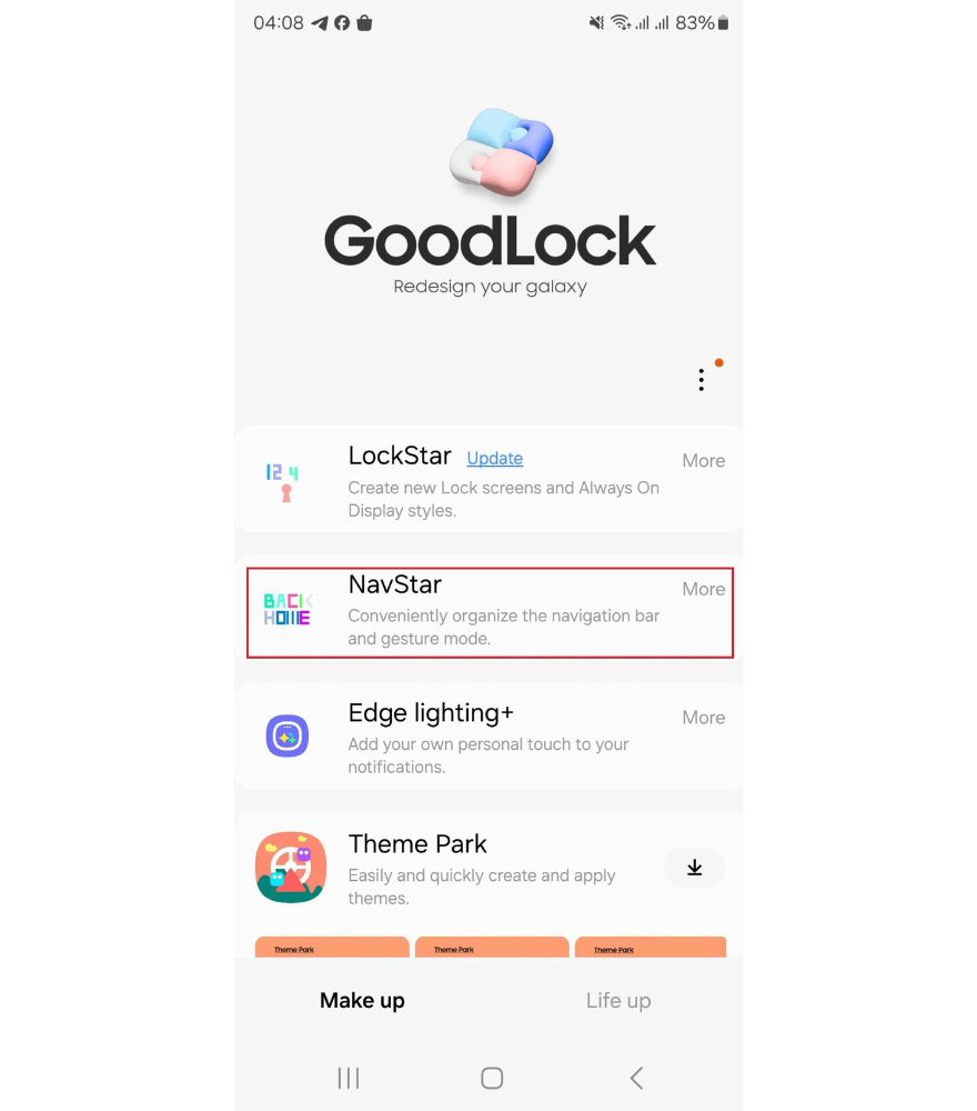 Ẩn thanh điều hướng mà vẫn dùng được Circle to Search