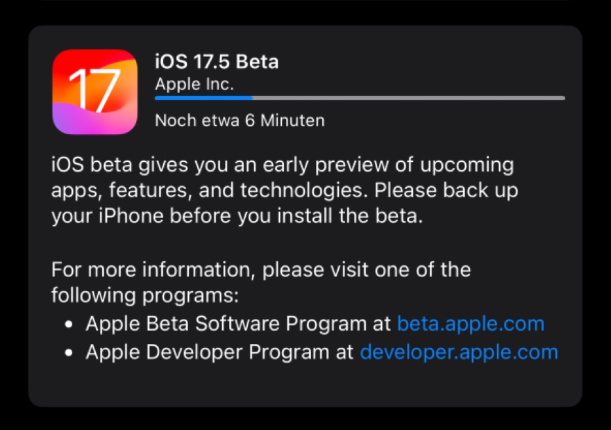 Đánh giá thời lượng pin và hiệu năng của iOS 17.5 Beta 1