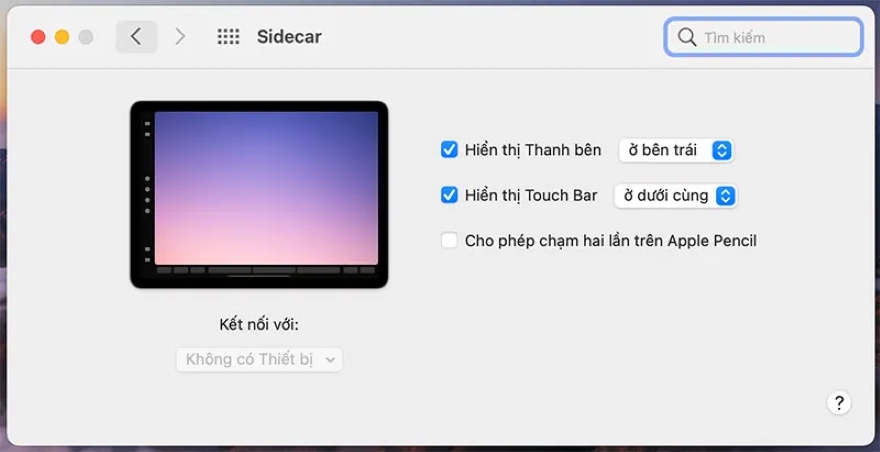 Cách biến iPad thành màn hình phụ cho Mac