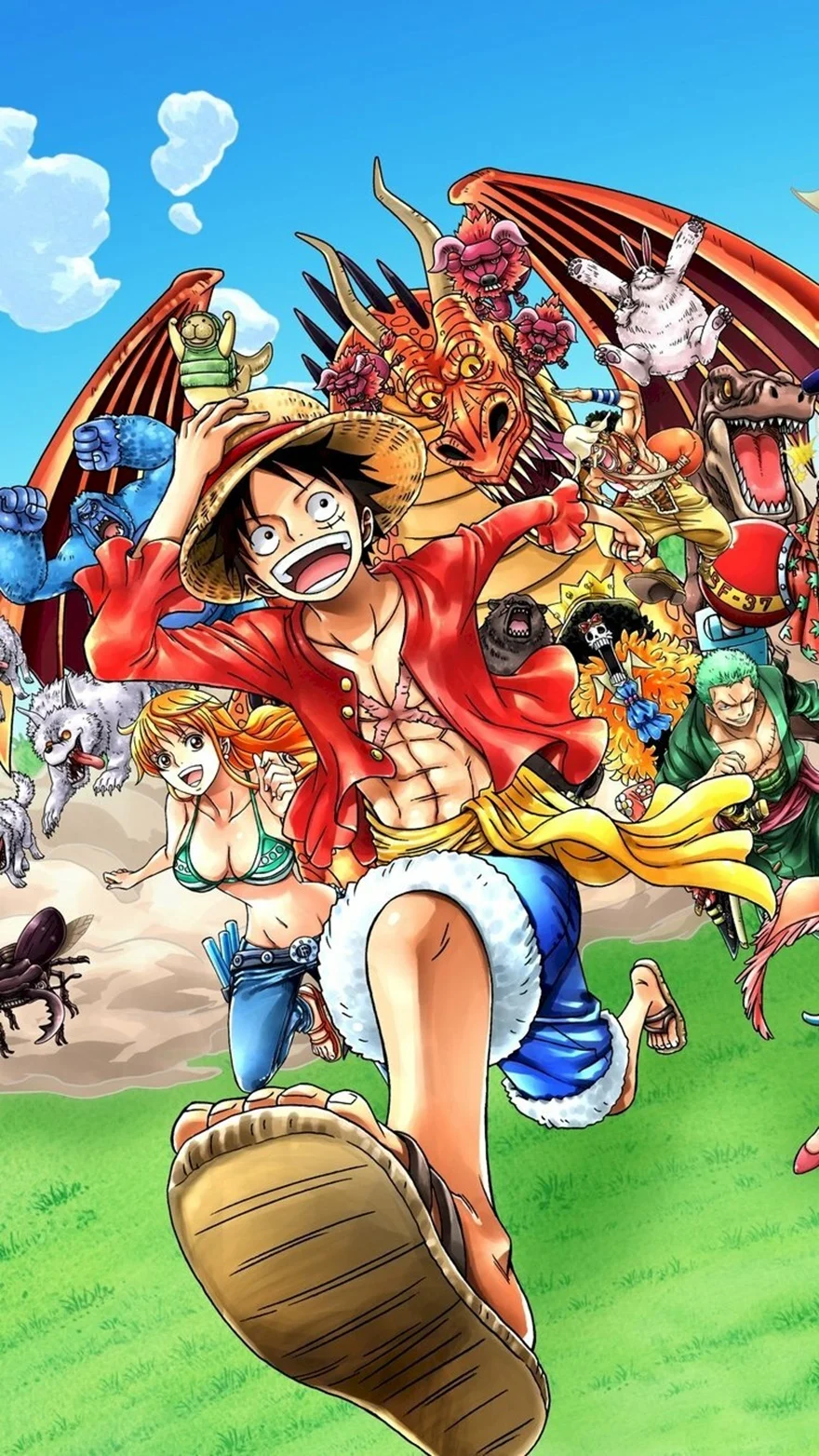 Bộ hình nền điện thoại chủ đề One Piece độc đáo
