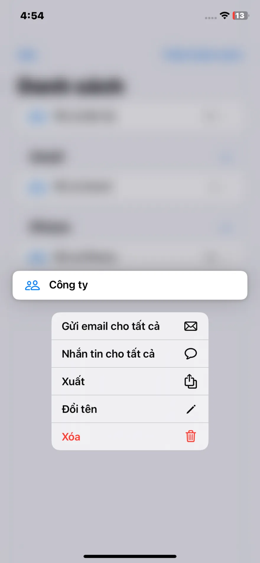 Cách phân loại danh bạ thành các nhóm trên iPhone 