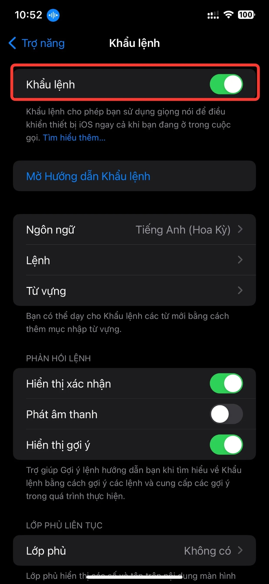 Cách chụp ảnh bằng giọng nói trên iPhone